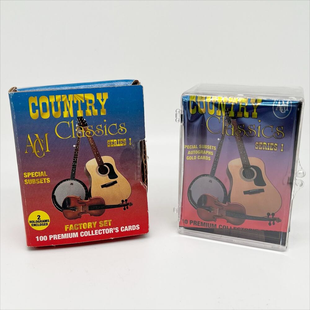 Lot of ACM Country Music Classics Series 1 Premium Collector's Trading Cards